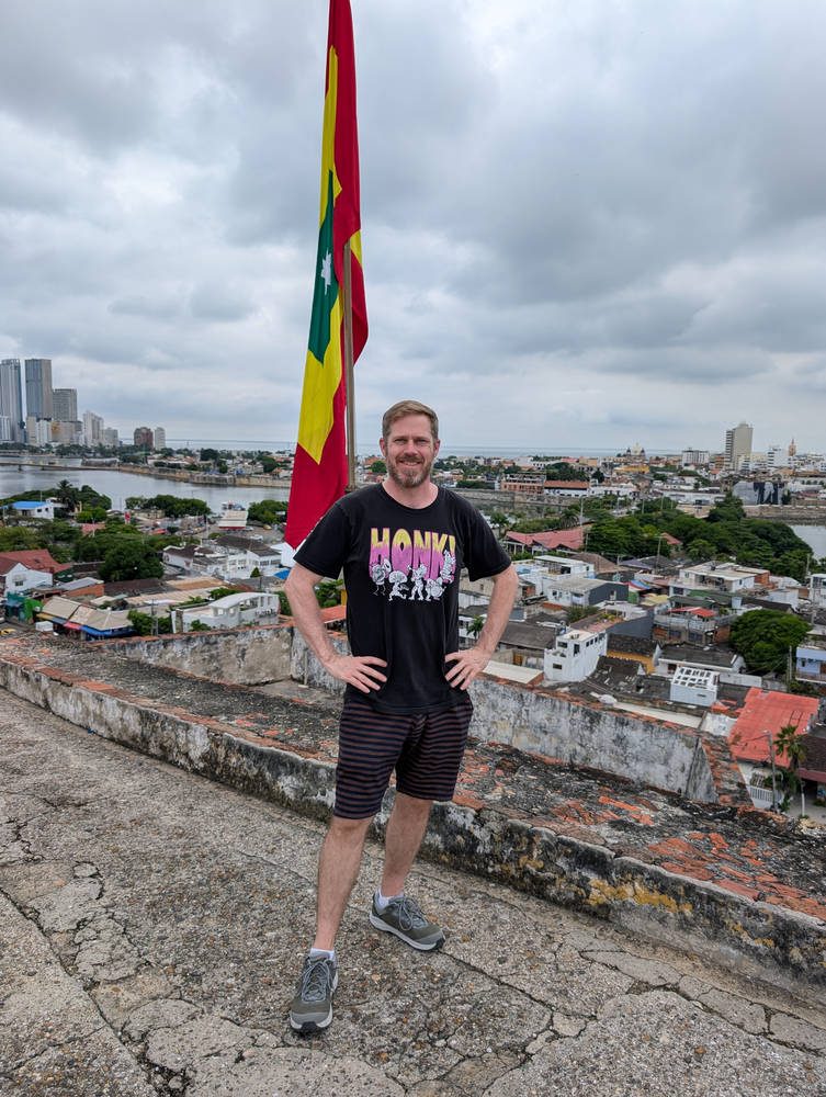 Me, by the flag