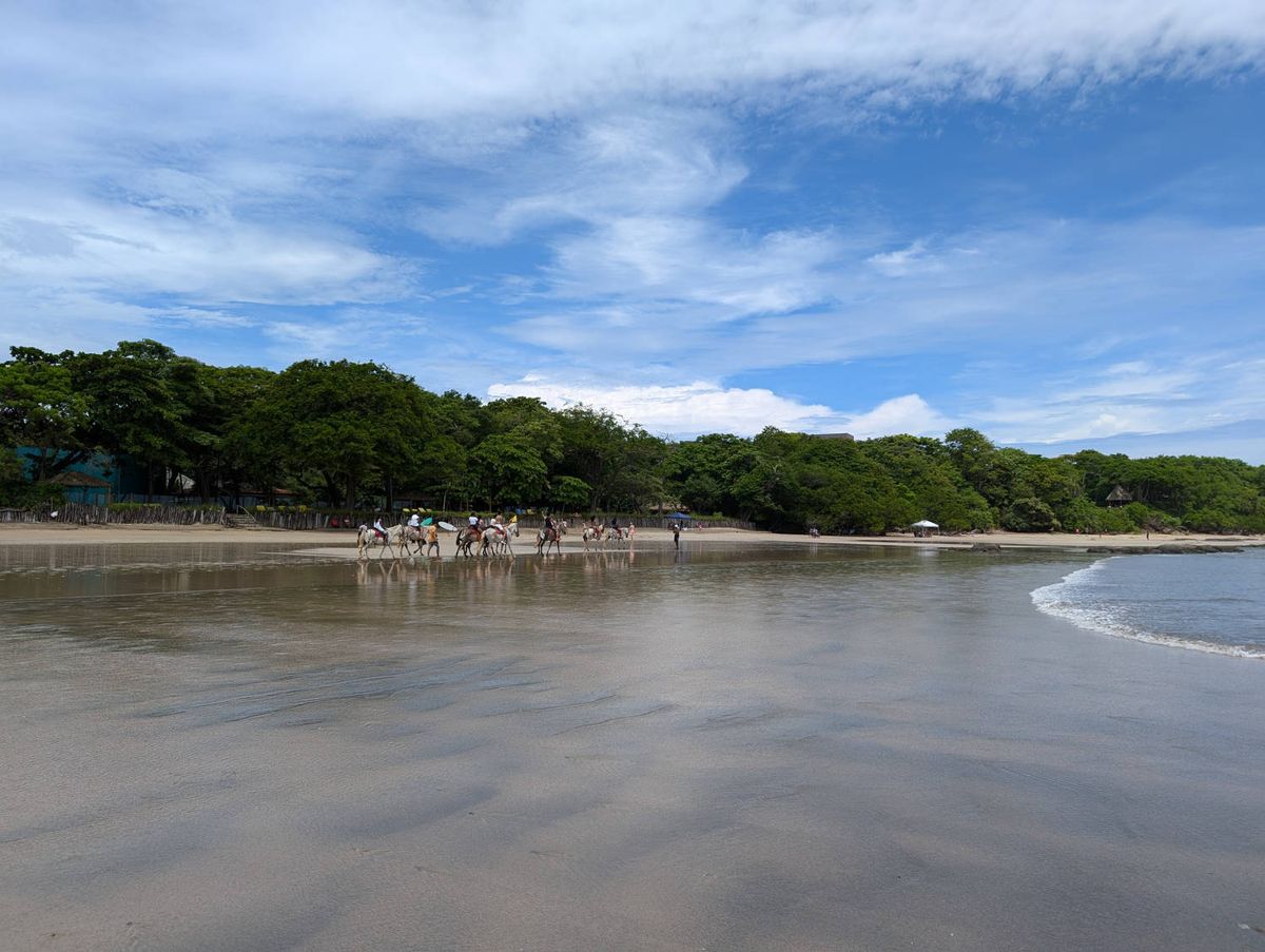 The beach at Tamarindo