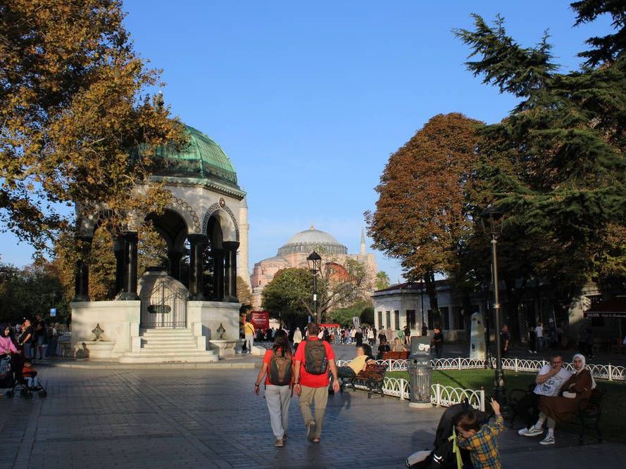 A square in the old city, Istanbul