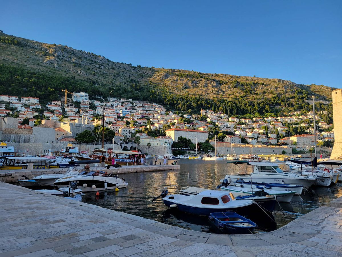 The old harbor and the hillside