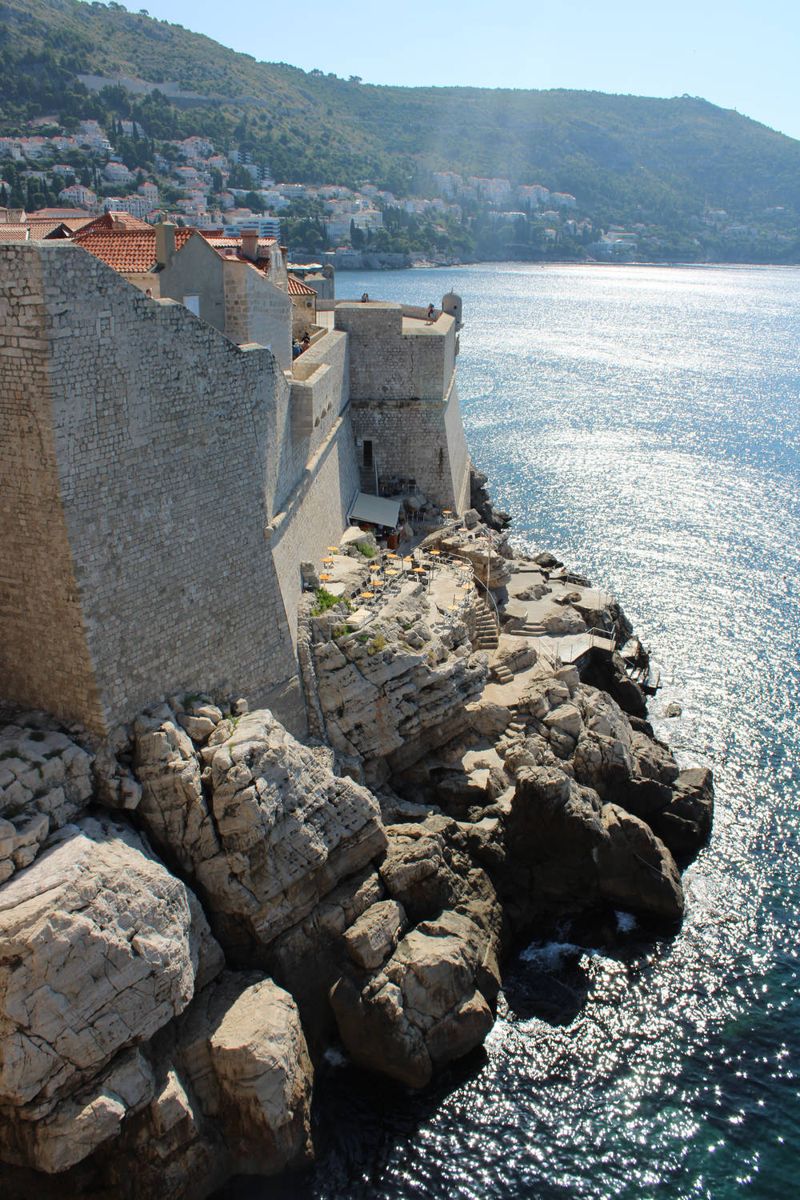 A tower on the rocks