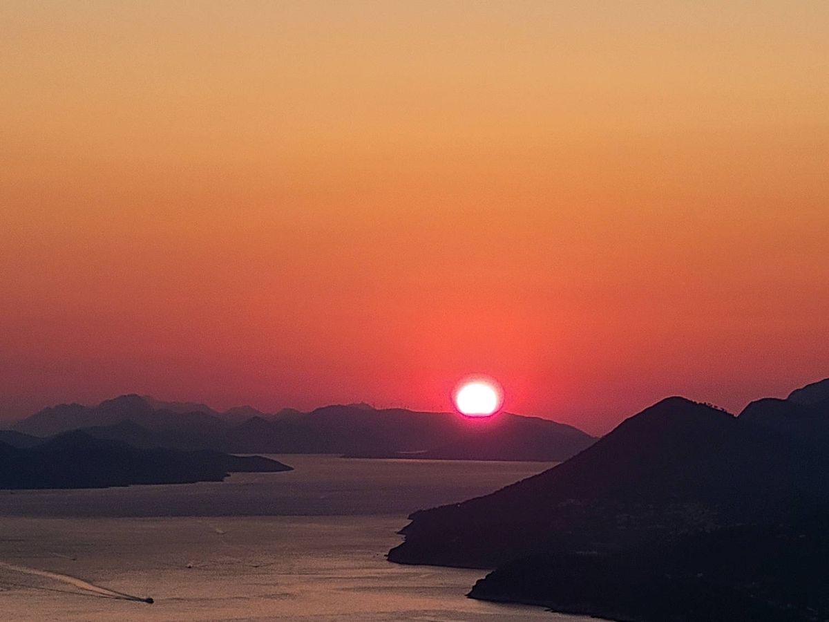 The last of the sun