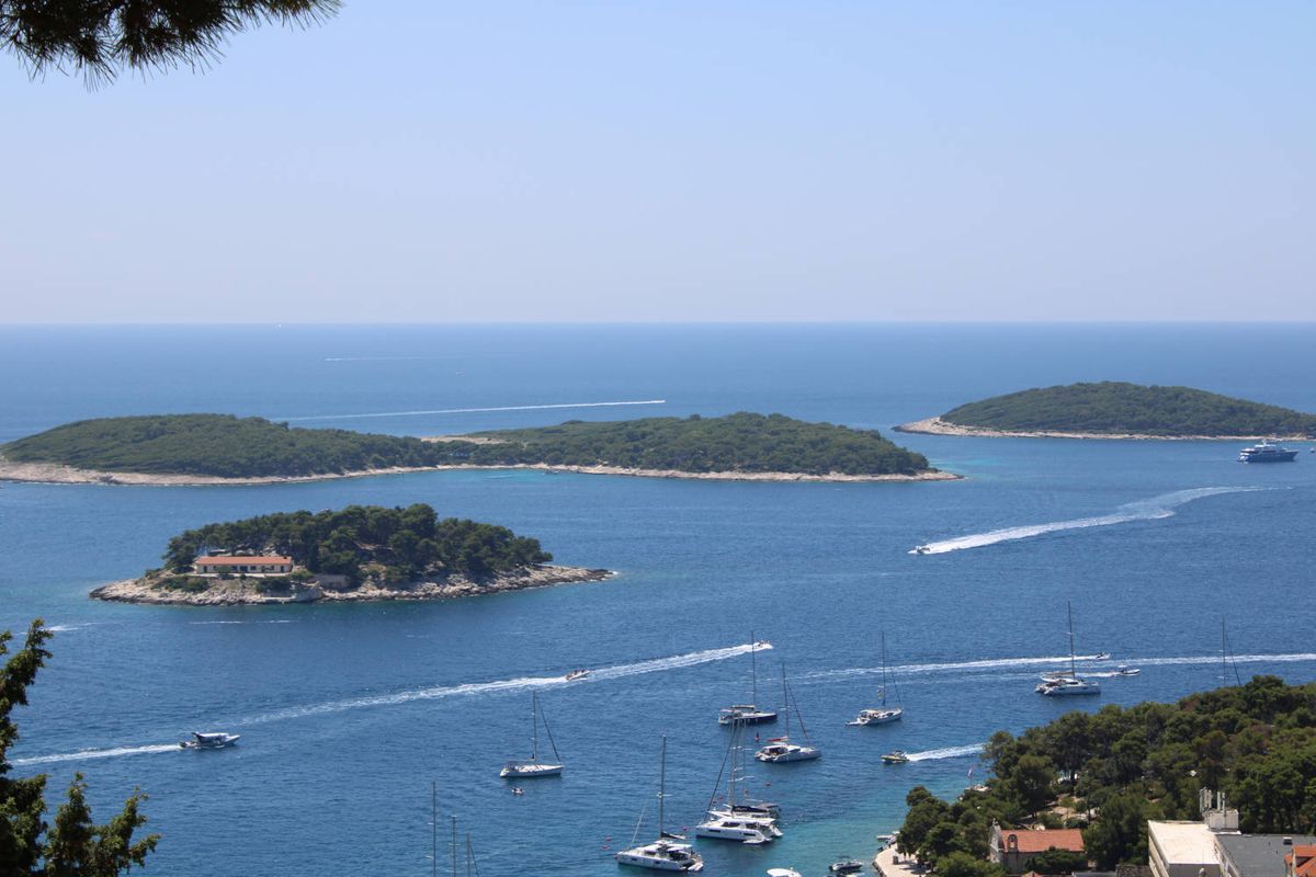 The islands off Hvar