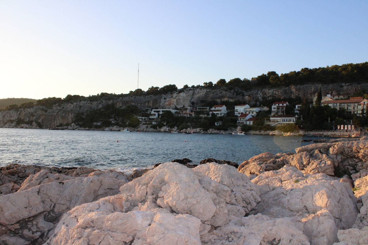 Rocks in the evening light