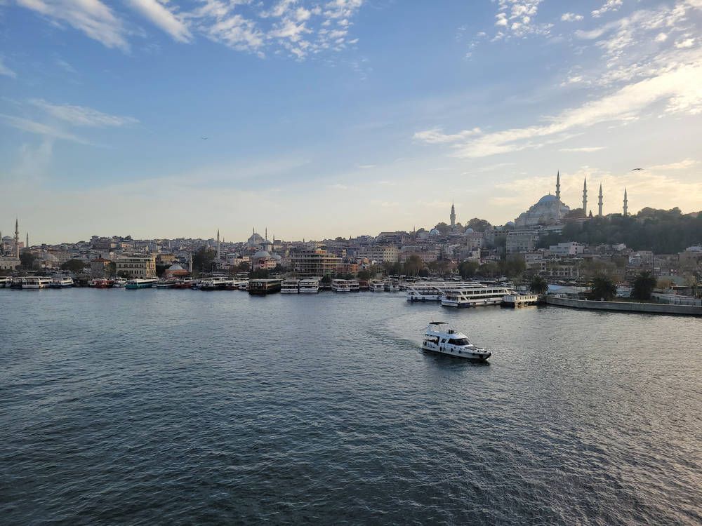 Ferries and mosques across the water