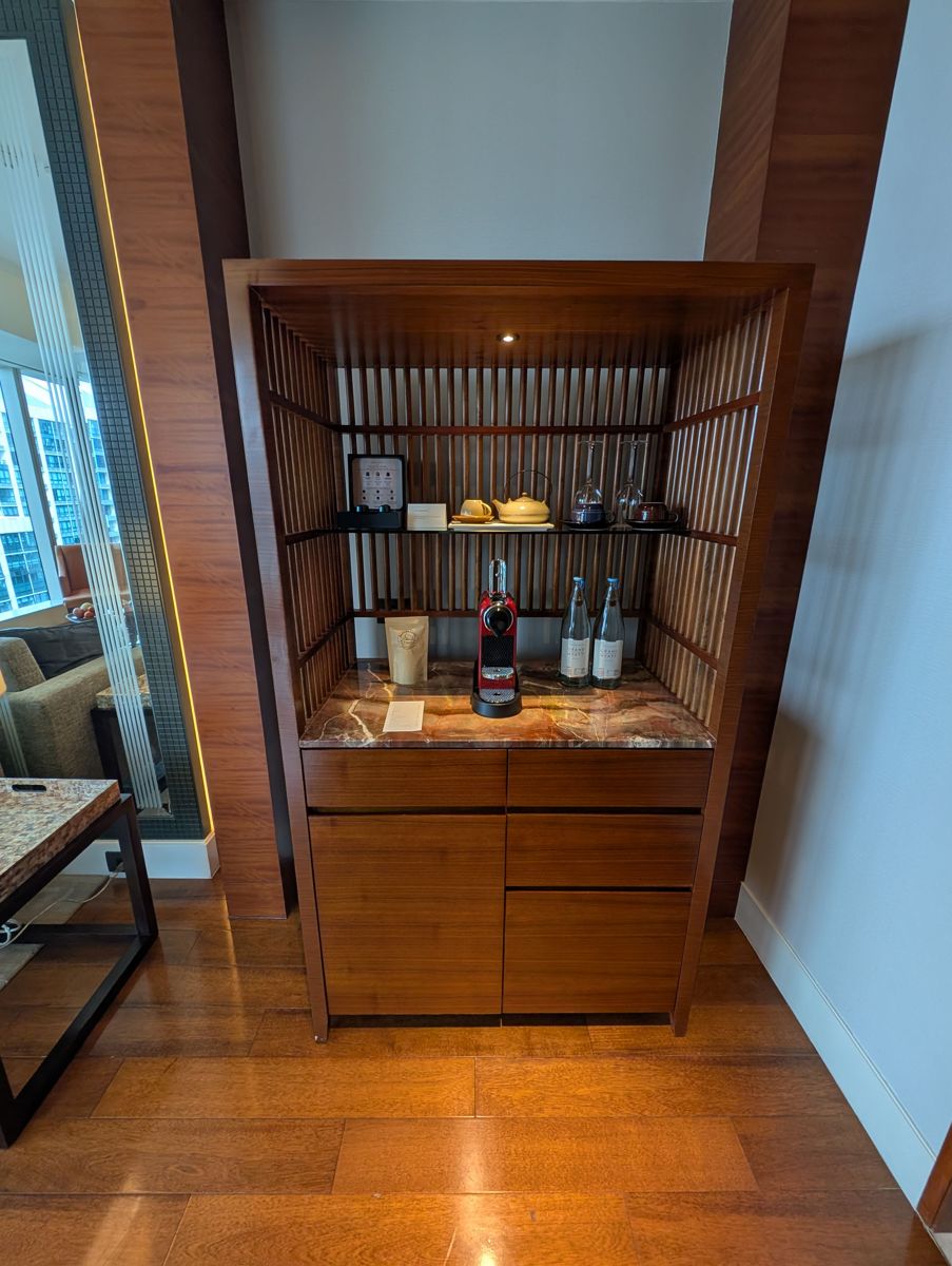 The coffee cabinet