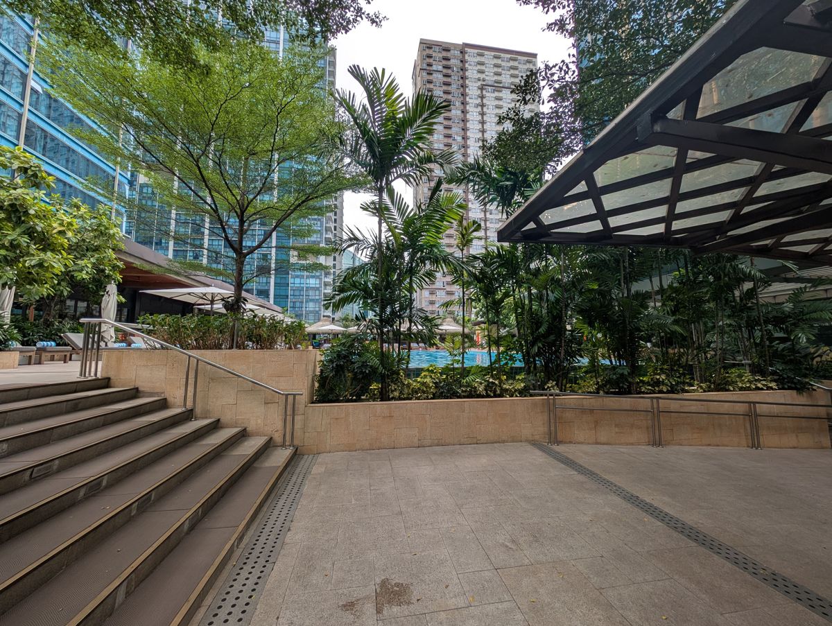 The garden steps