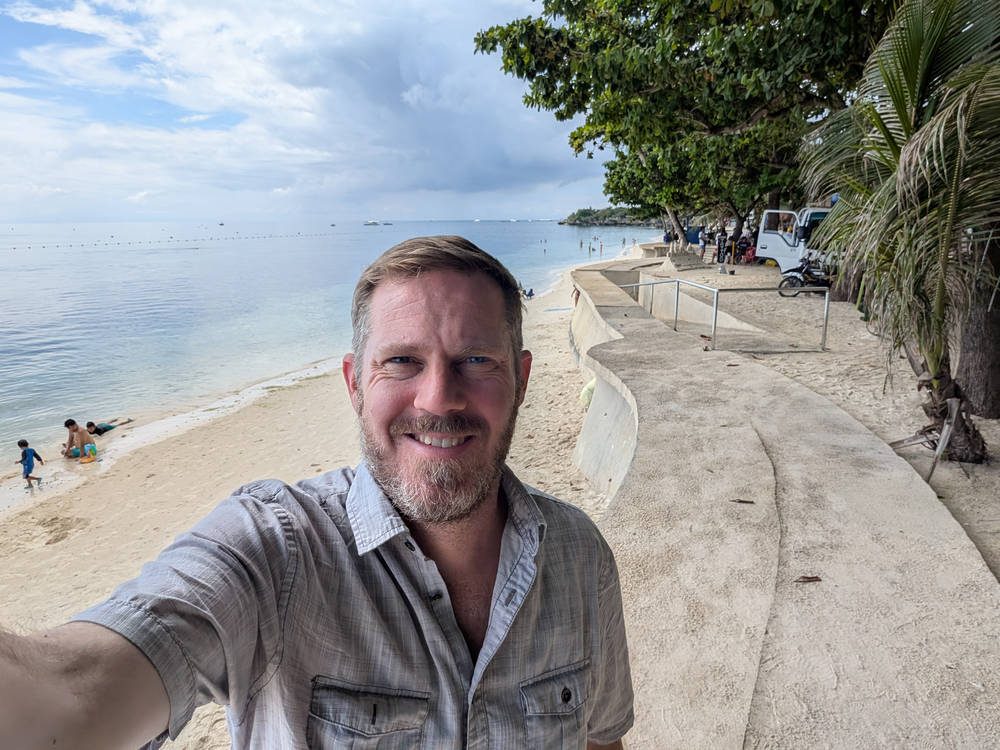 Me, on Alona Beach