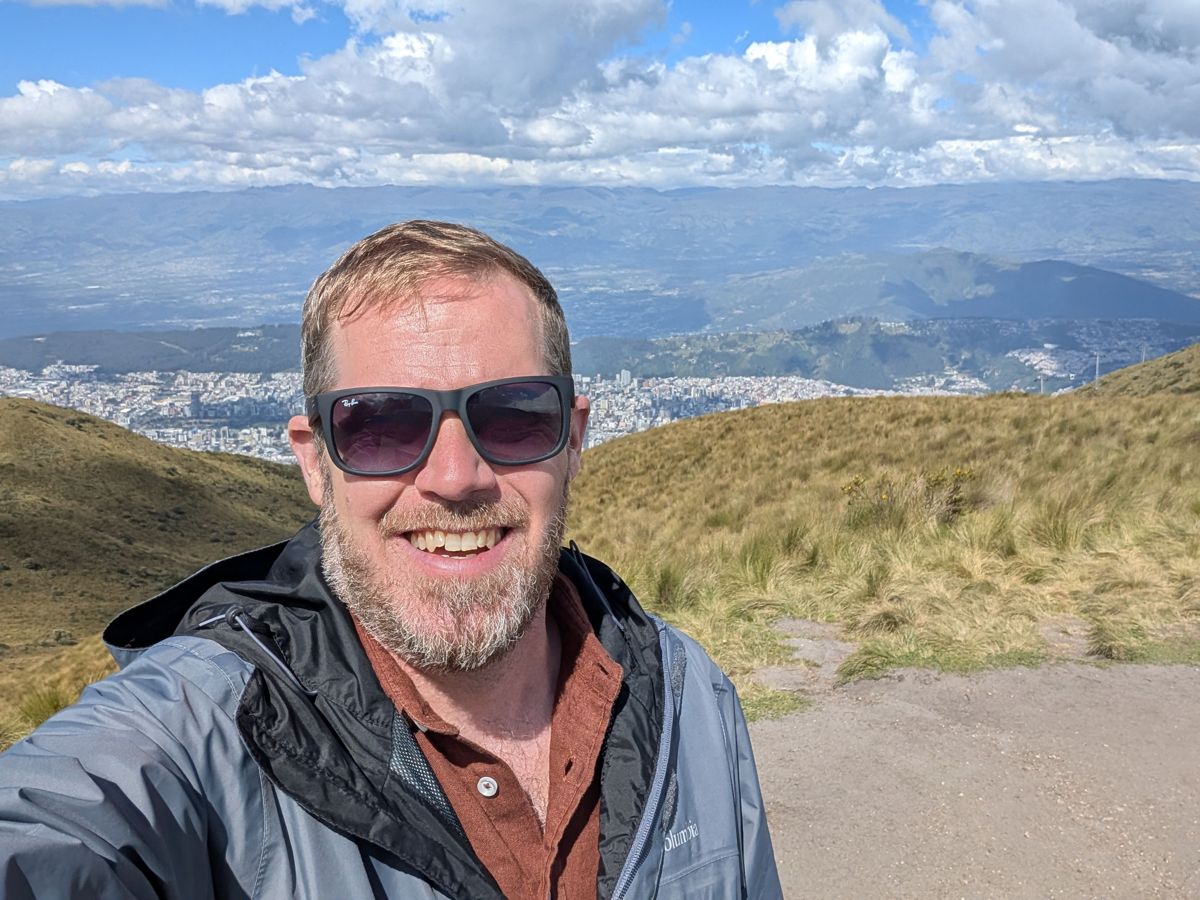 Me, up on the ridge