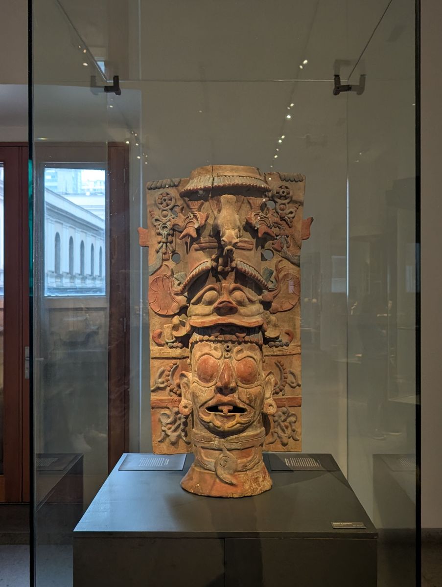 A Maya incense-burner stand