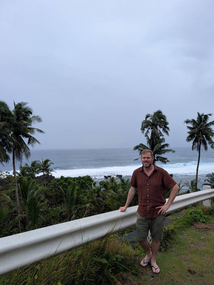 Me, along the coast