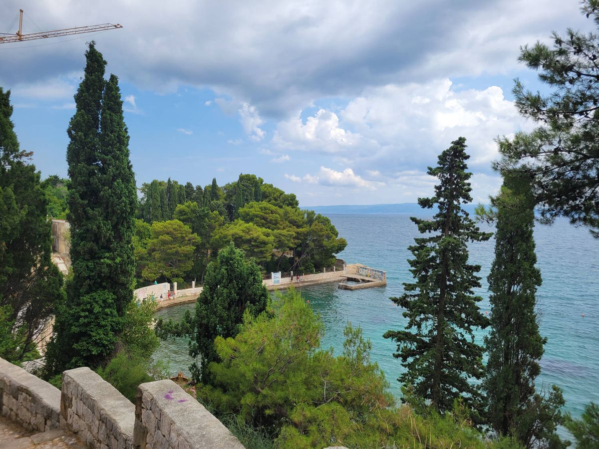 A cove through the cypresses