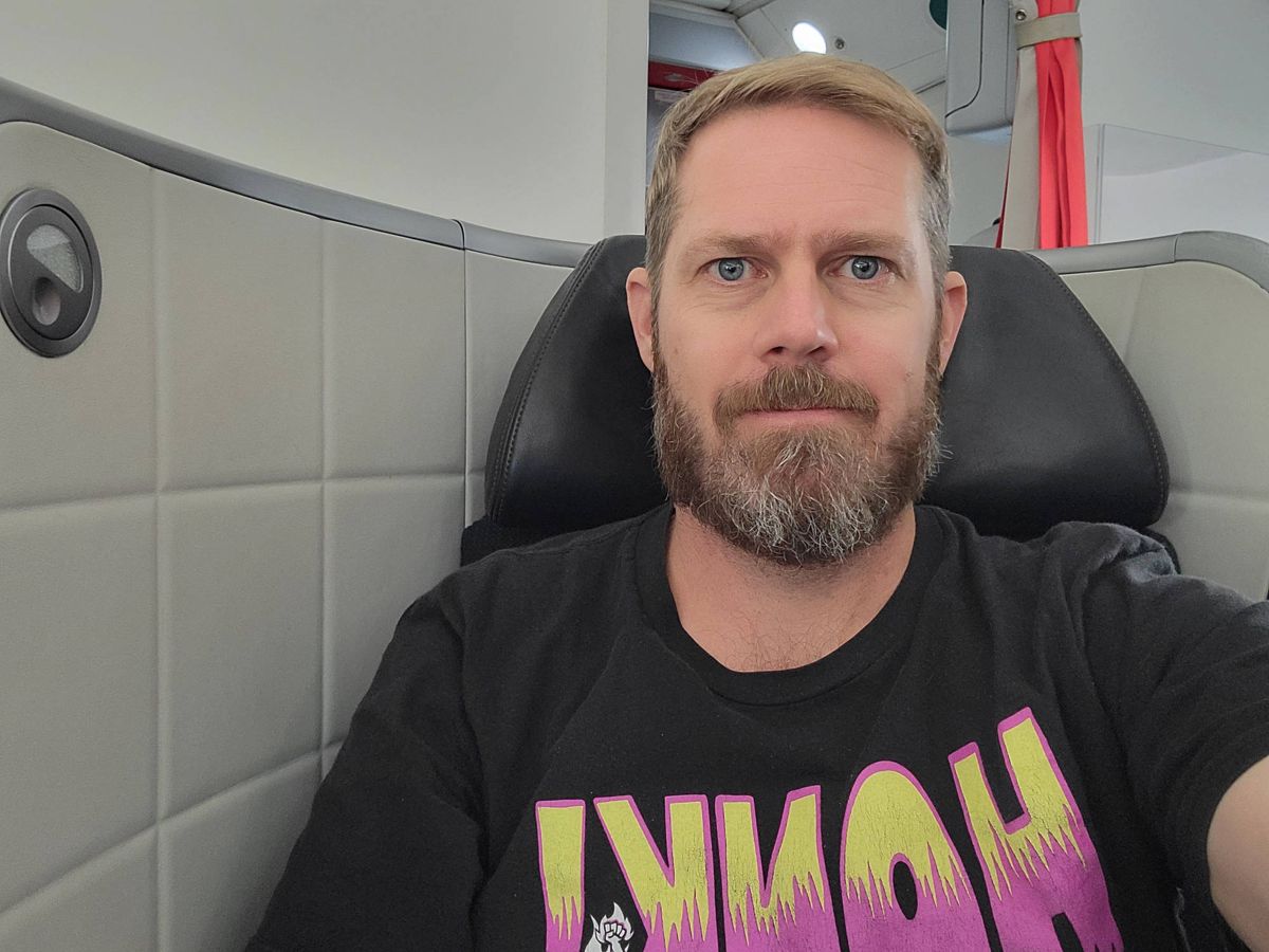 Brendan in the seat