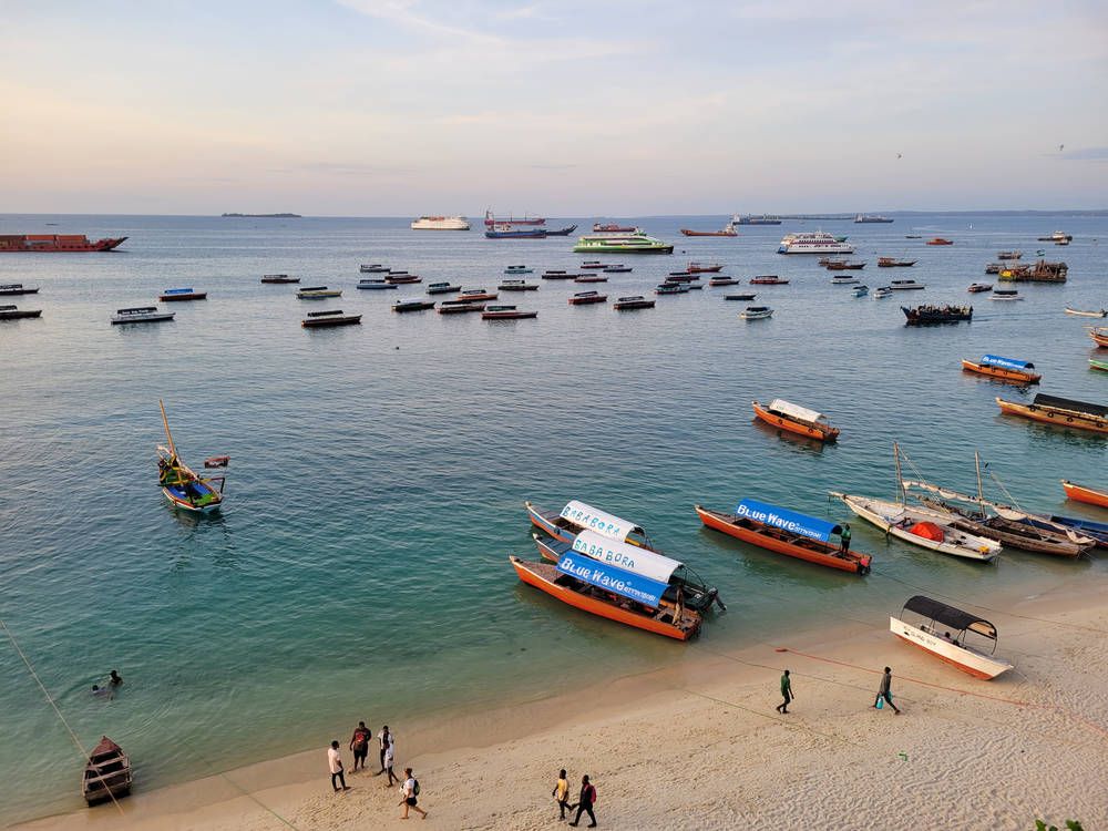 Boats in the late afternoon